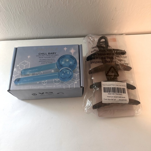 CHILL BABY Cooling Cryo Globes & Kit•sch Plastic Claw Cips Bundle - Picture 5 of 7